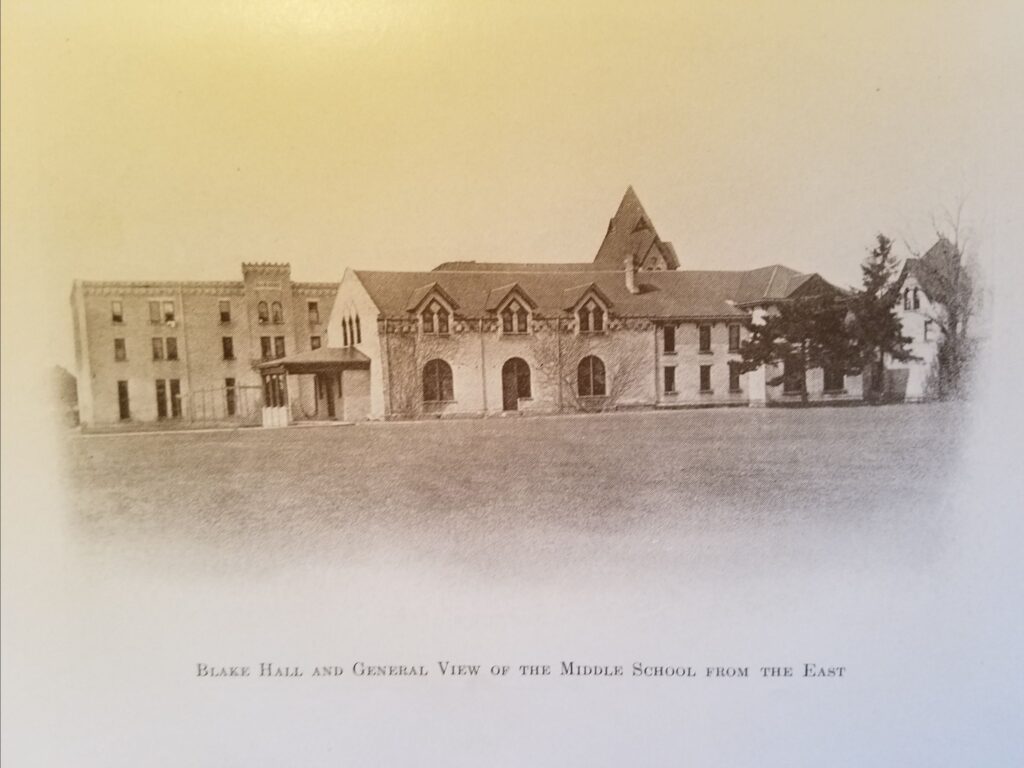 Blake Hall and General View of the Middle School from the East