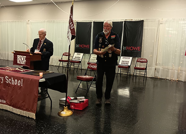 Wally Jarvis accepted Trace Devanny’s Distinguished Alumnus Award.