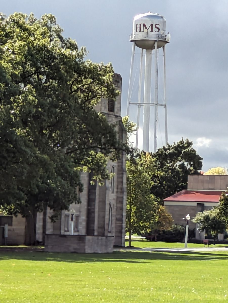 water tower and chapel