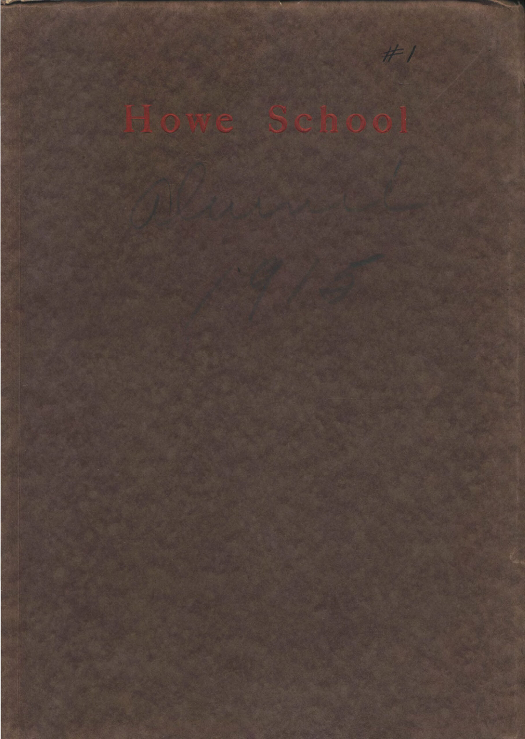 Howe School 1915