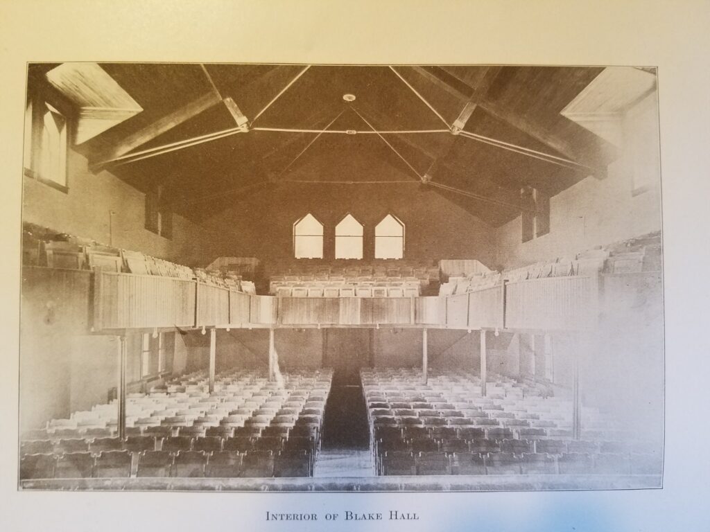 Interior of Blake Hall