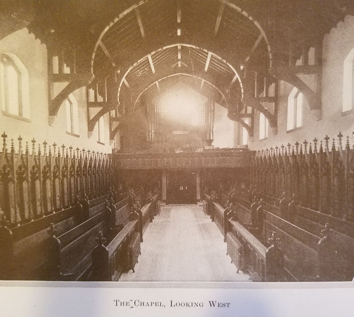 St. James Chapel, looking west